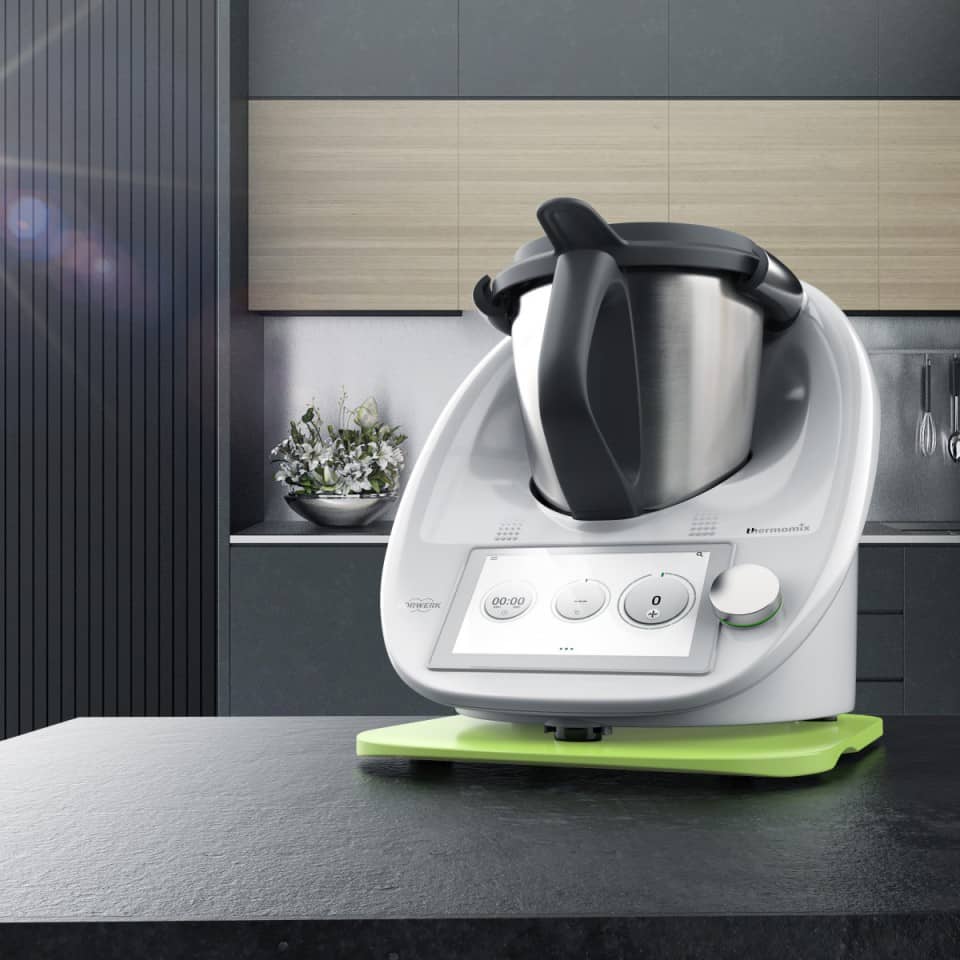[B-Ware] KitchenSlider® M | V2 Plus | Light Green | Premium-Gleitbrett für Thermomix TM6, TM5 - Image 2