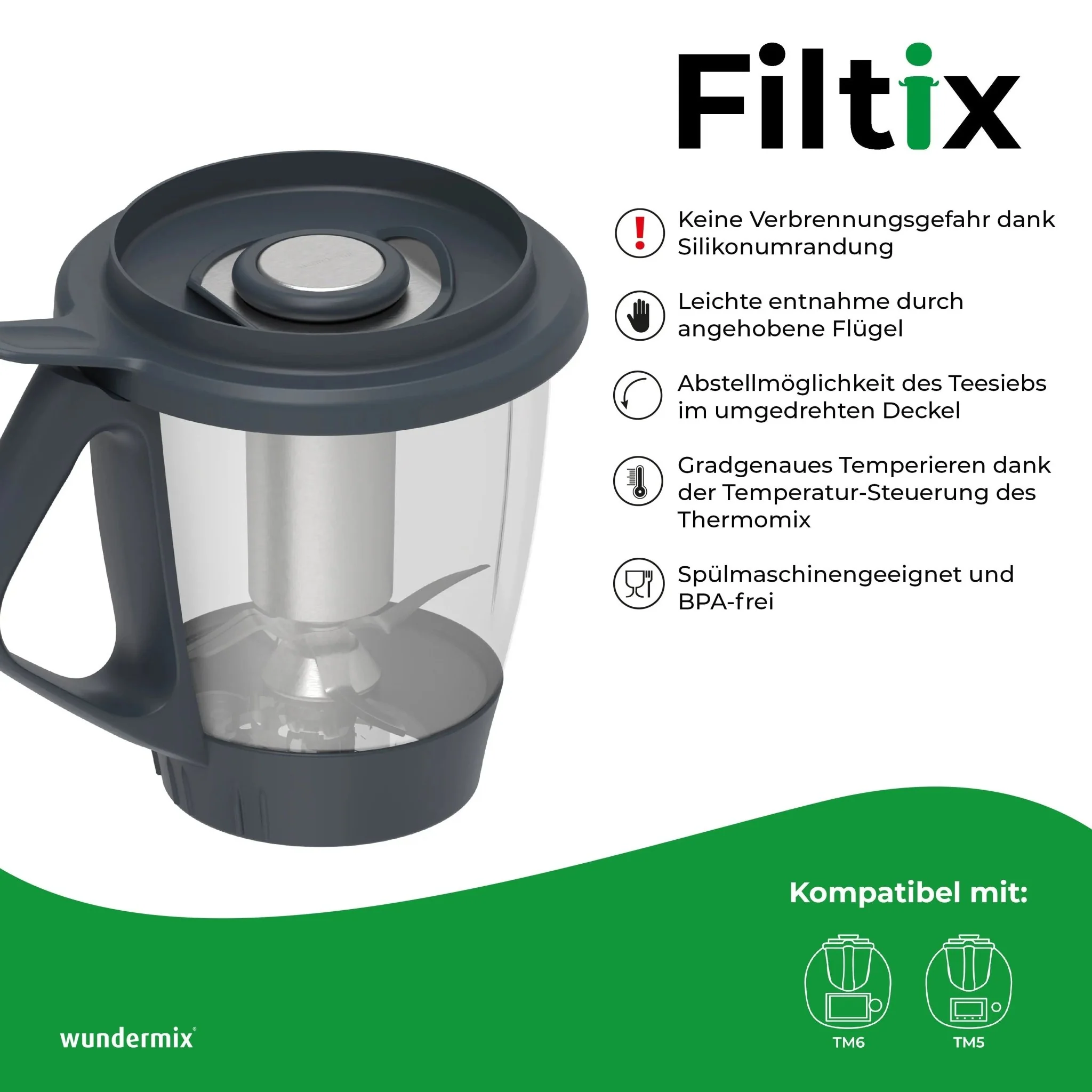 Filtix® | Teesieb für Thermomix TM6, TM5 - Image 3