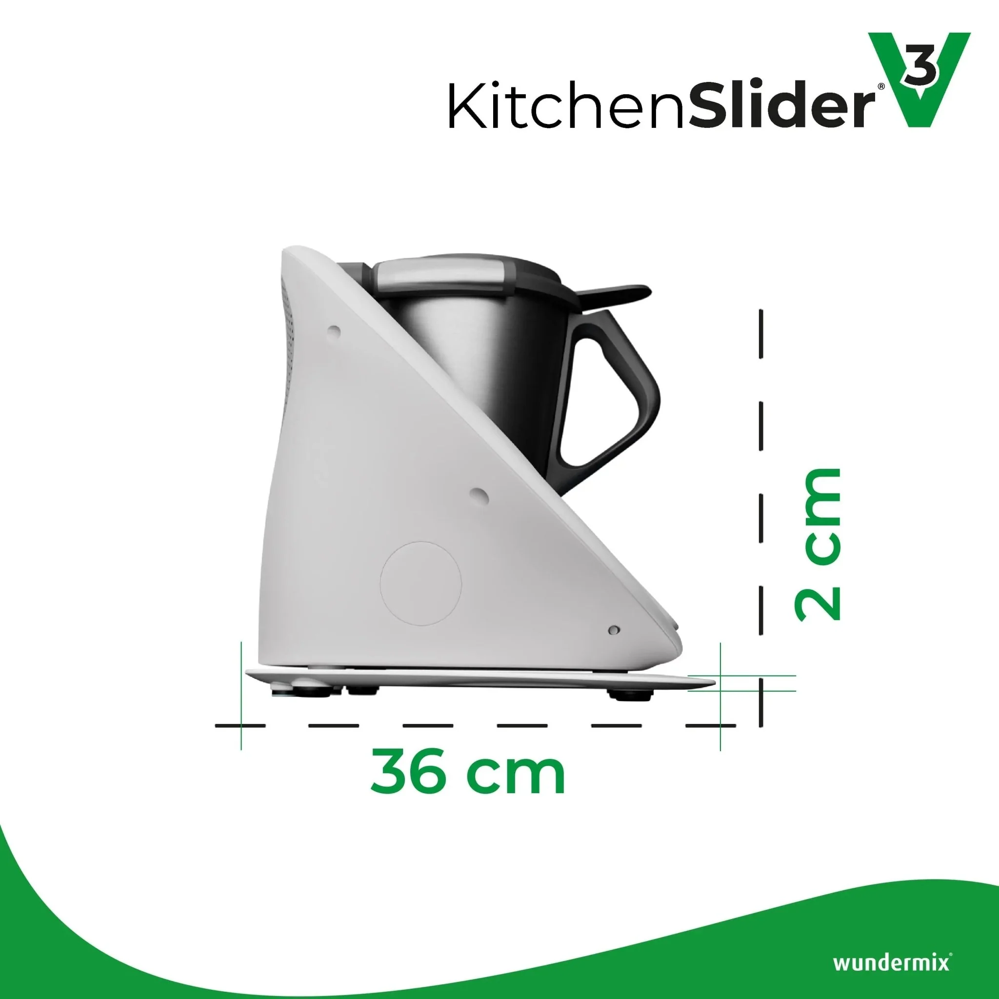KitchenSlider® M | V3 | Premium-Gleitbrett für Thermomix TM6, TM5 - Image 5