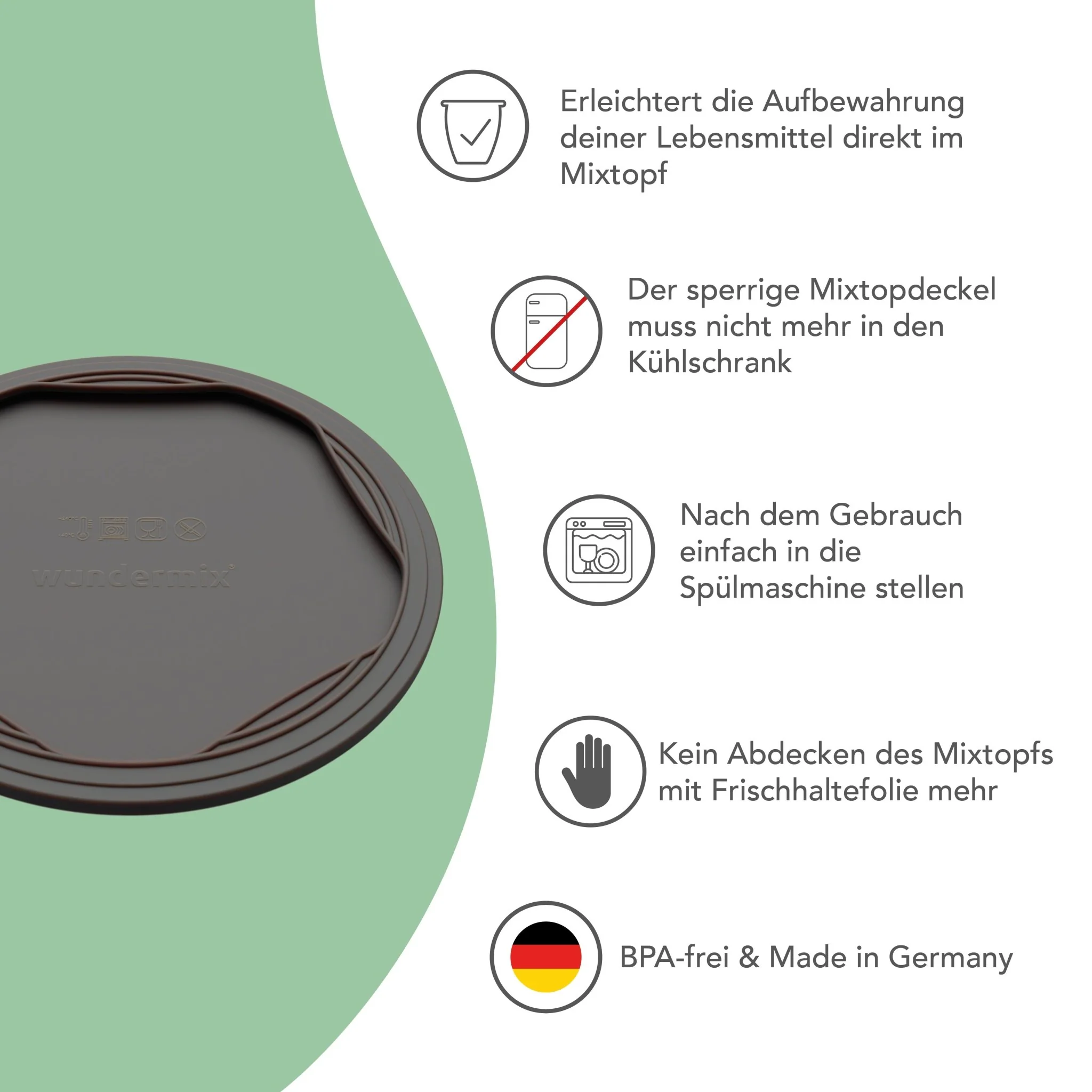 WunderLid® | Silikondeckel für Thermomix-Mixtopf  TM7, TM6, TM5, TM31 - Image 3
