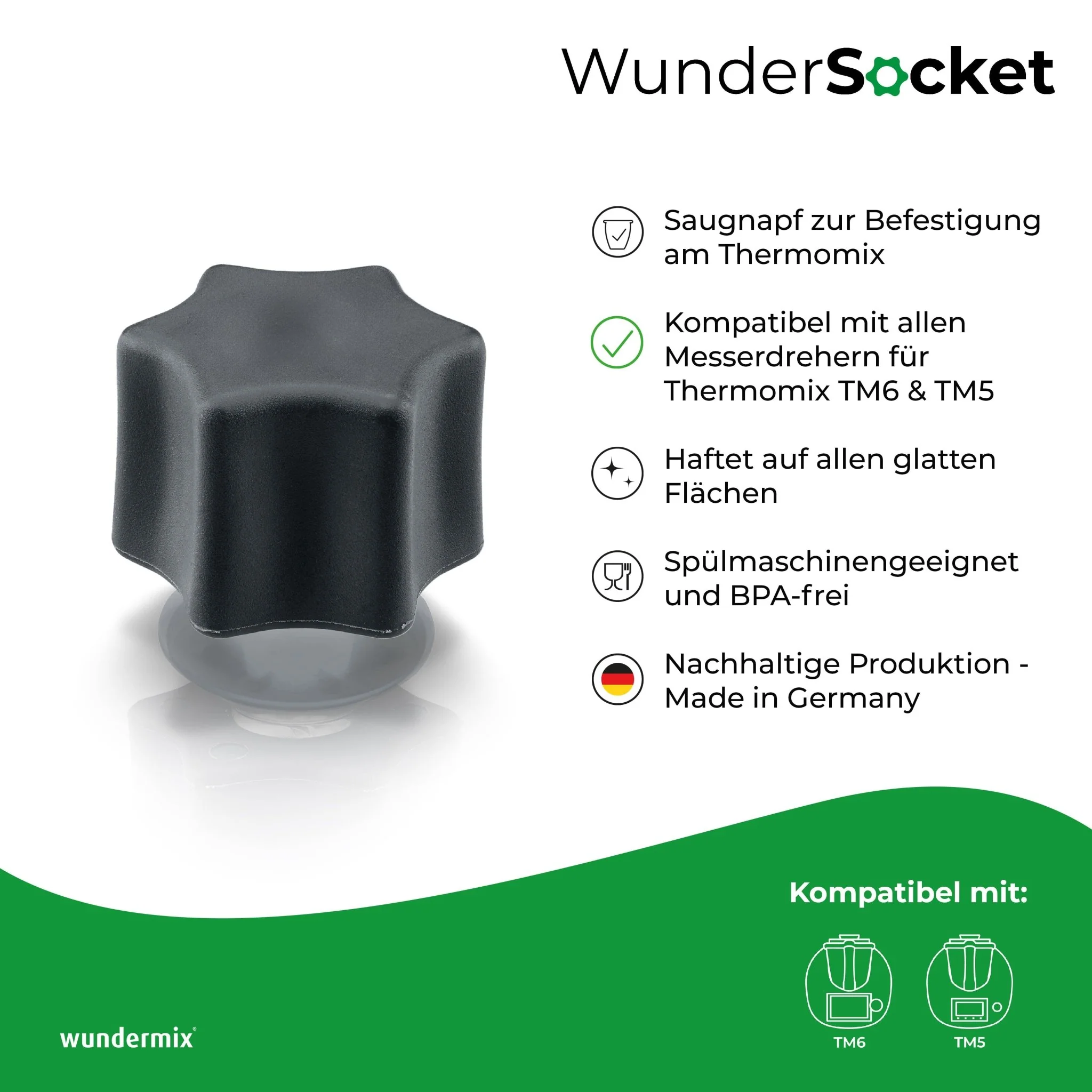 WunderSocket® | Teiglöser-Halterung für Thermomix TM6, TM5 - Image 3