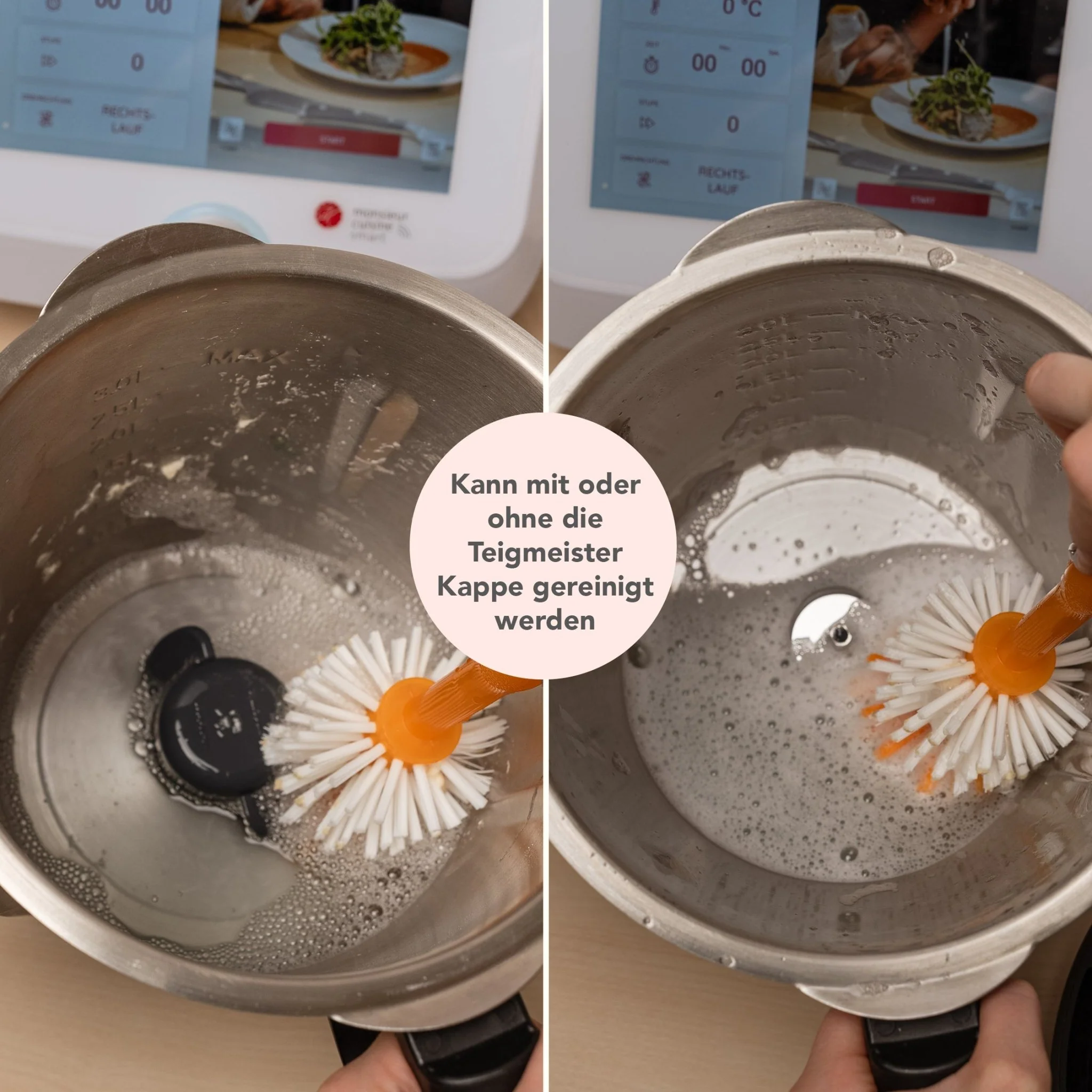 TeigMeister | Kneteinsatz für Monsieur Cuisine Connect, Trend, Smart & Compact - Image 6