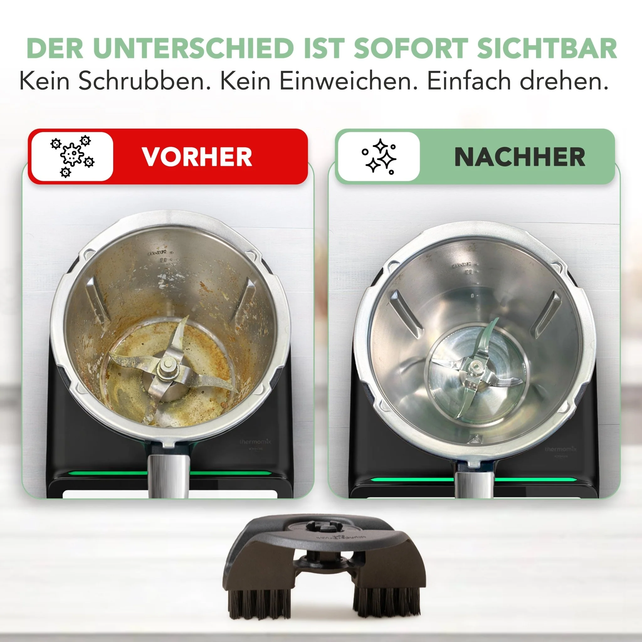 WunderBrush® Spin | Mixtopf-Reinigungsbürste für Thermomix TM7, TM6, TM5 - Image 8