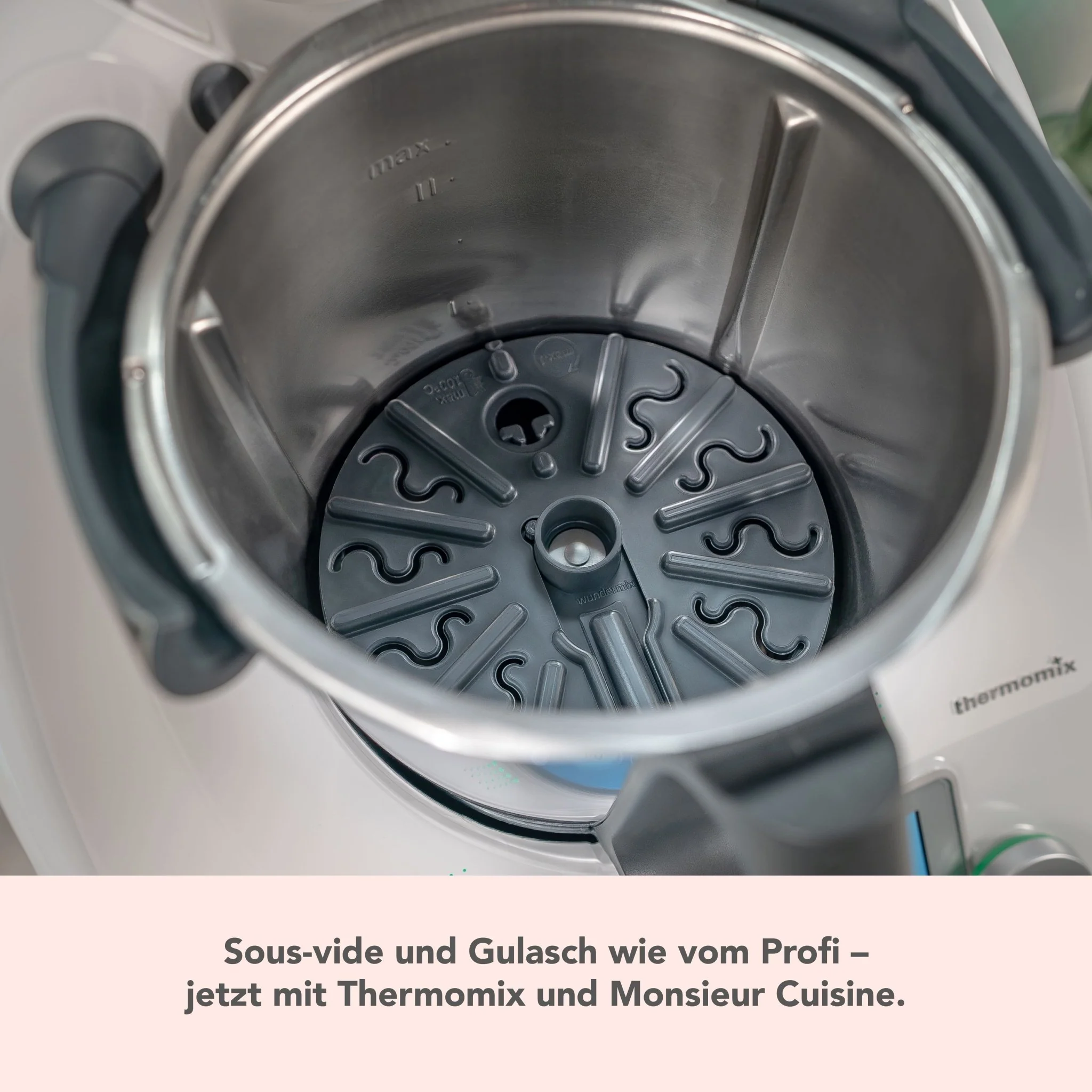 WunderPlate® (mit Träger) | Messerabdeckung für Thermomix TM7, TM6, TM5, TM31 - Image 4