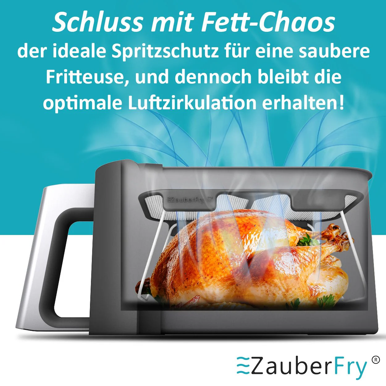 ZauberFry | Universeller Spritzschutz für Ninja AF300EU, SL300EU, AF500EU, SL400EU (2er-Set) - Image 5